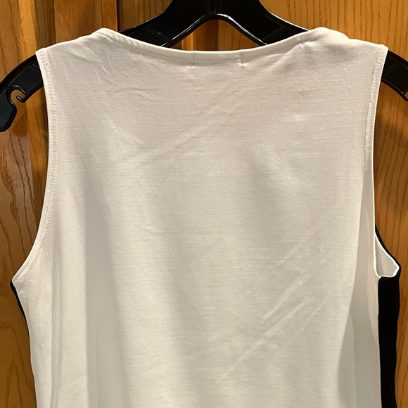 A'nue Ligne White/Black Tank Top Size Small - Picture 6 of 8